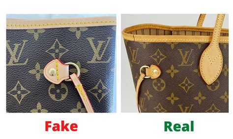 real lv vs fake purse|More.